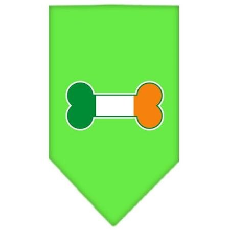 UNCONDITIONAL LOVE Bone Flag Ireland Screen Print Bandana Lime Green Large UN786179